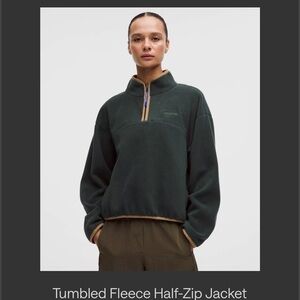 Lululemon Tumbled Fleece Half-Zip Jacket